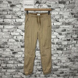EUC Old Navy Youth Tan Joggers Size Large